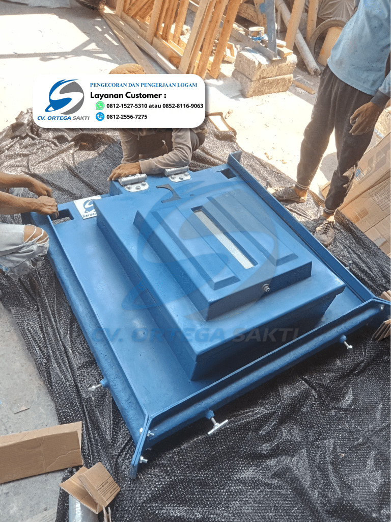 Pintu Air pintu klep fiber pintu klep fiberglass flap gate